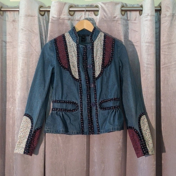 Vintage MARC JACOBS Denim Jacket- size 4 - Picture 1 of 4